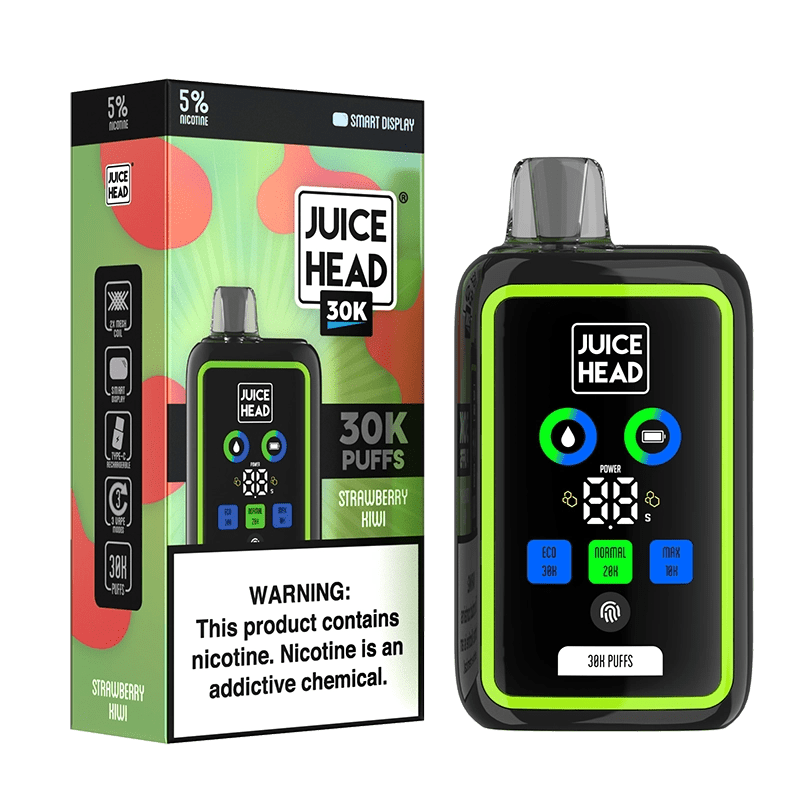 Juice Head Disposable Vape Strawberry Kiwi Juice Head 30K Disposable Vape (5%, 30000 Puffs)