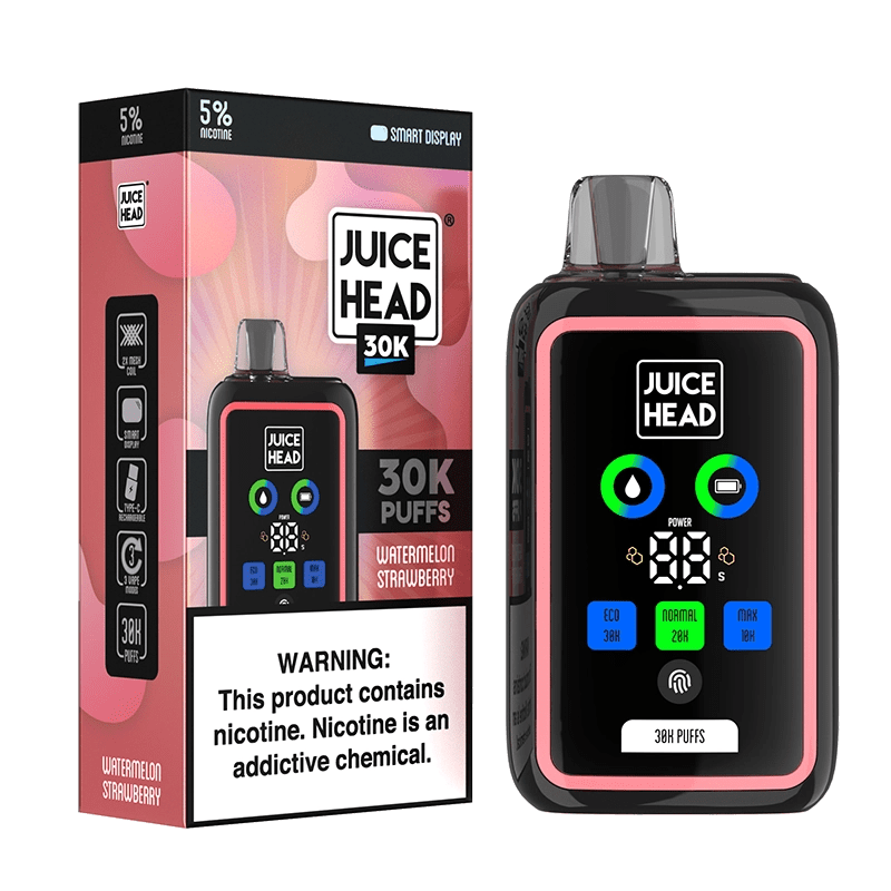 Juice Head Disposable Vape Watermelon Strawberry Juice Head 30K Disposable Vape (5%, 30000 Puffs)