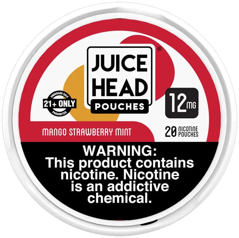 Juice Head Cigarette Solutions 12mg / Mango Strawberry Mint' Juice Head Nicotine Pouches