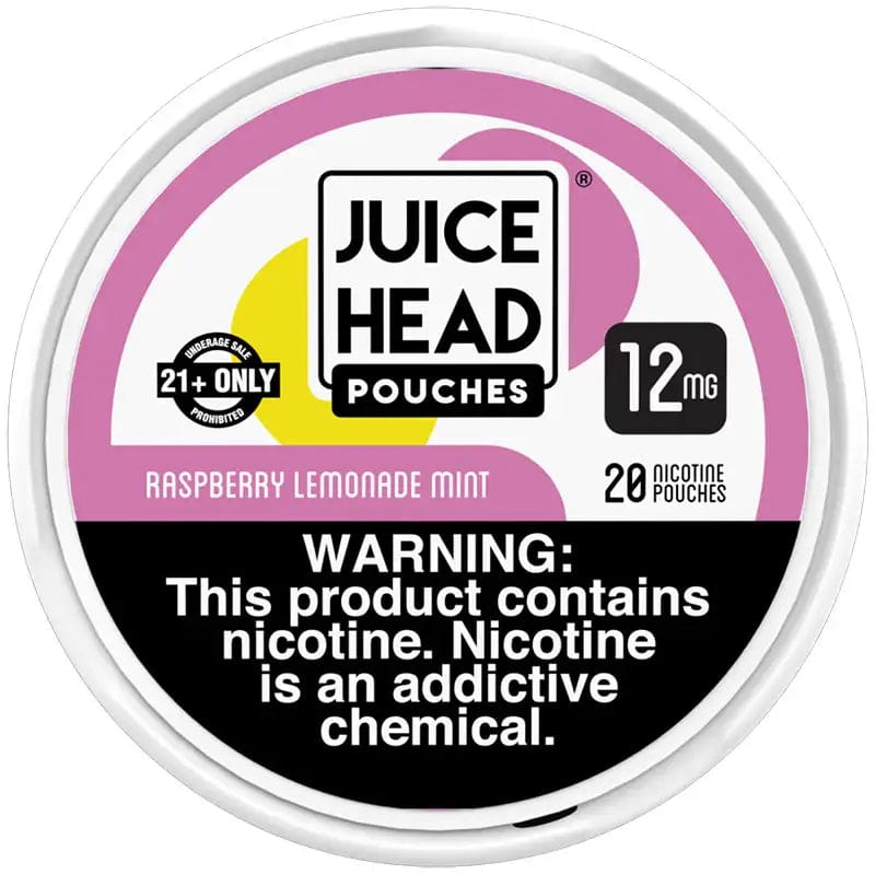 Juice Head Cigarette Solutions 12mg / Raspberry Lemon Mint' Juice Head Nicotine Pouches