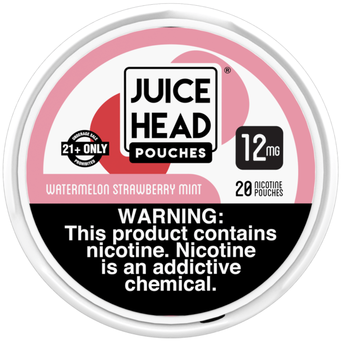 Juice Head Cigarette Solutions 12mg / Watermelon Strawberry Mint' Juice Head Nicotine Pouches