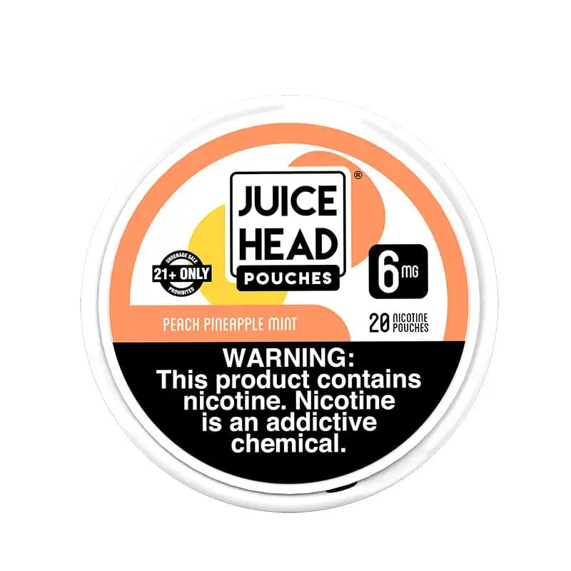 Juice Head Cigarette Solutions 6mg / Peach Pineapple Mint' Juice Head Nicotine Pouches