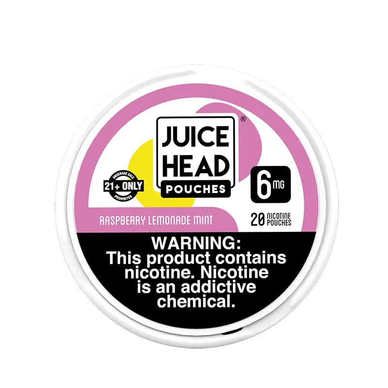 Juice Head Cigarette Solutions 6mg / Raspberry Lemon Mint' Juice Head Nicotine Pouches