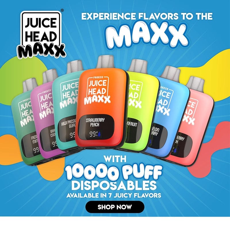 Juice Head Disposable Vape Juice Head Maxx 10000 Disposable Vape  (5%, 10000 Puffs)