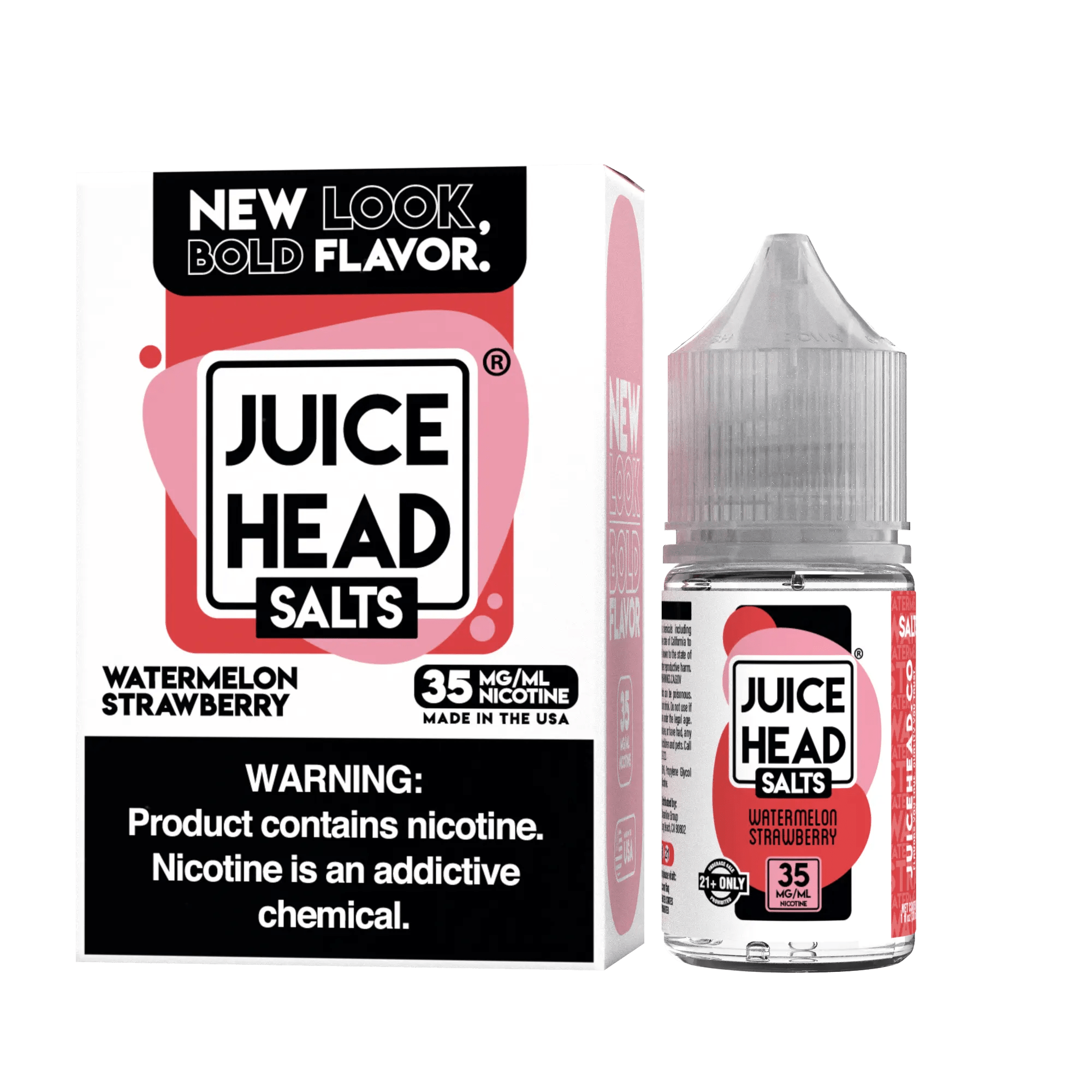 Juice Head Juice Juice Head Synthetic Watermelon Strawberry 30ml Nic Salt Vape Juice