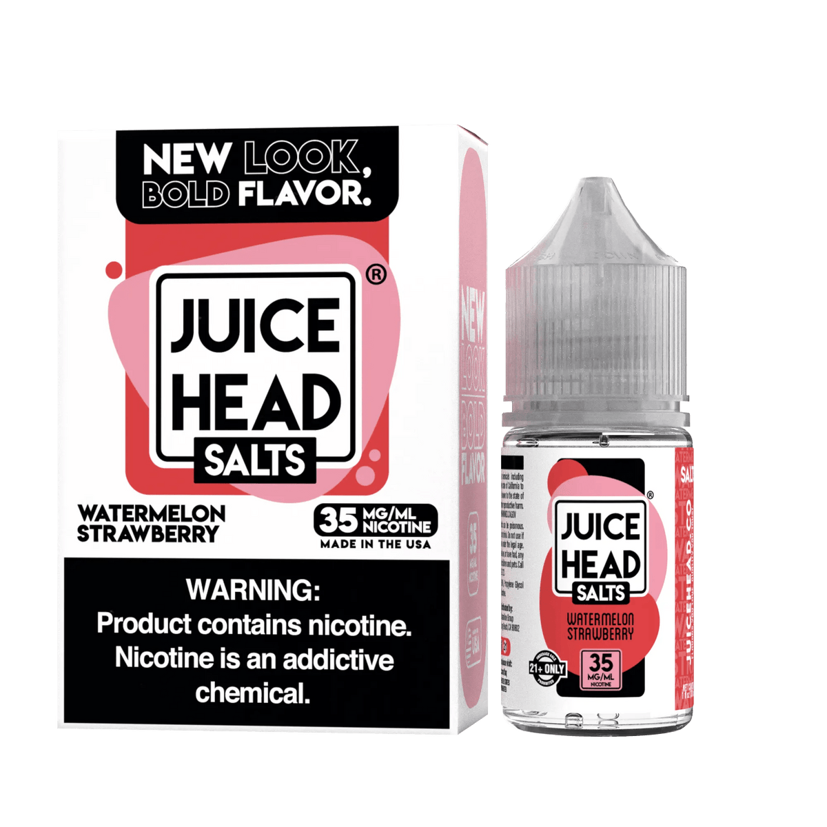 Juice Head Juice Juice Head Synthetic Watermelon Strawberry 30ml Nic Salt Vape Juice