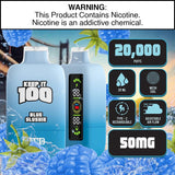 Keep It 100 Disposable Vape Keep It 100 20K Disposable Vape  (5%, 20000 Puffs)