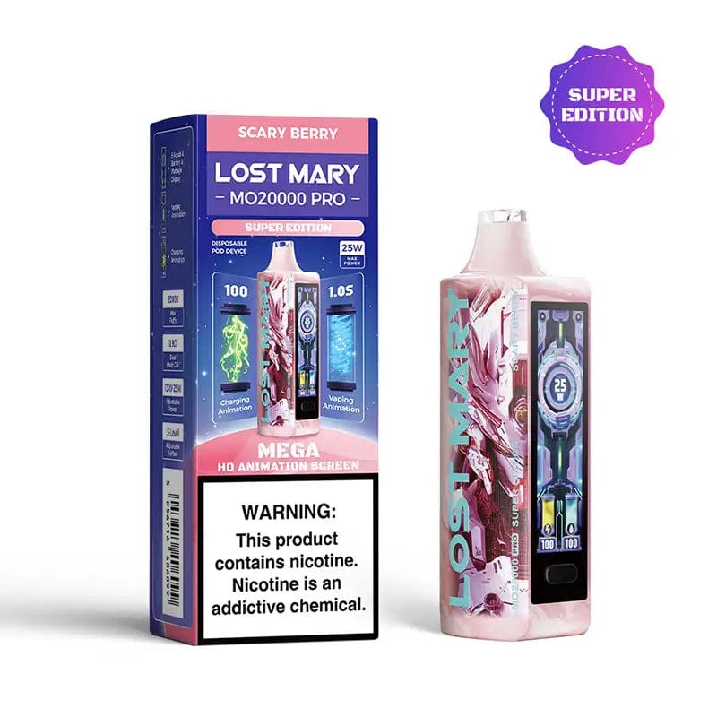 Lost Mary Disposable Vape Scary Bear (Super Edition ) Lost Mary MO20000 Pro Disposable Vape (5%, 20000 Puffs)