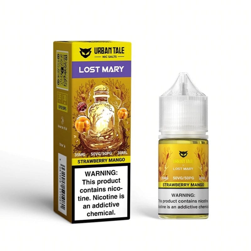 Lost Mary Juice 35MG Lost Mary x Urban Tale Strawberry Mango Nic Salt Vape Juice 30ml