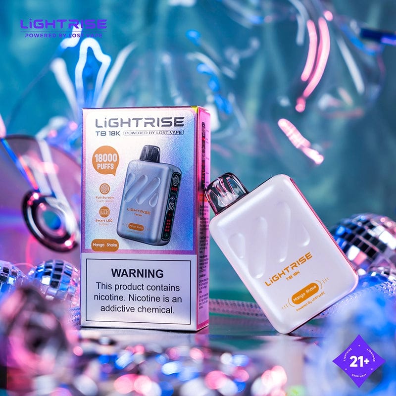 Lost Vape Mango Shake Lost Vape Lightrise TB 18K Disposable Vape (5%, 18000 Puffs)