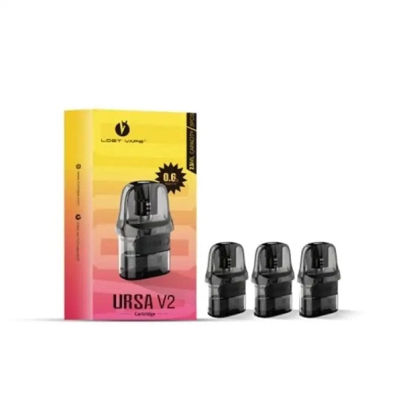 Lost Vape Pods 0.6 Ohm Lost Vape URSA V2 Replacement Pod Cartridge (Pack Of 3)