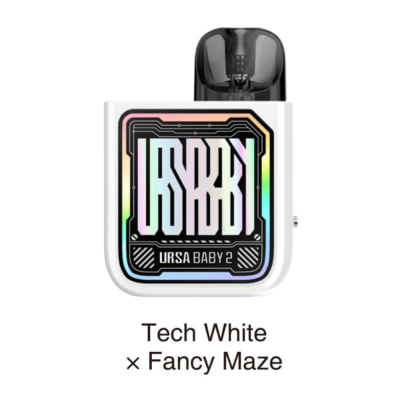 Lost Vape Pod System Tech White x Fancy Maze Lost Vape Ursa Baby 2 22W Pod Kit