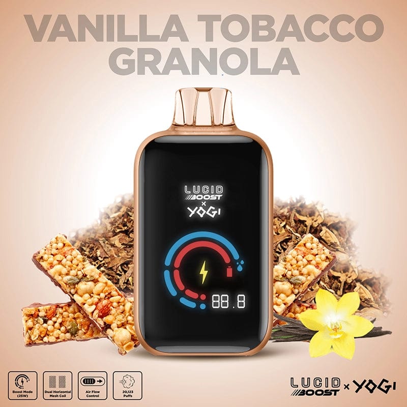 Lucid Air Disposable Vape Lucid Boost x Yogi Disposable Vape  (5%, 20123 Puffs)