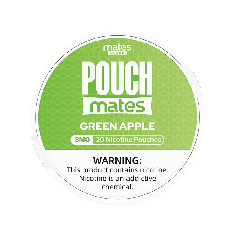 Mates Cigarette Solutions Green Apple / 3mg Mates Nicotine Pouches