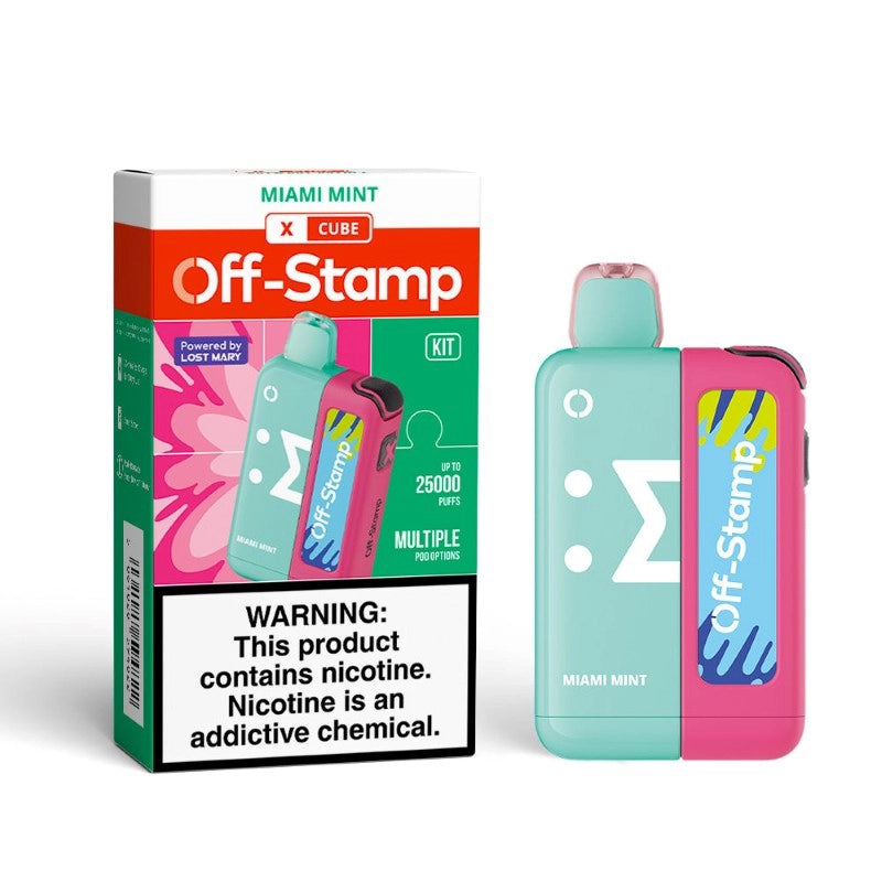 Off-Stamp X-CUBE 25K Disposable Kit (5%, 25000 Puffs)