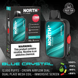 North Blue Crystel 🎁 North FT12000 Disposable Vape (5%,12000 Puffs) (100% off)