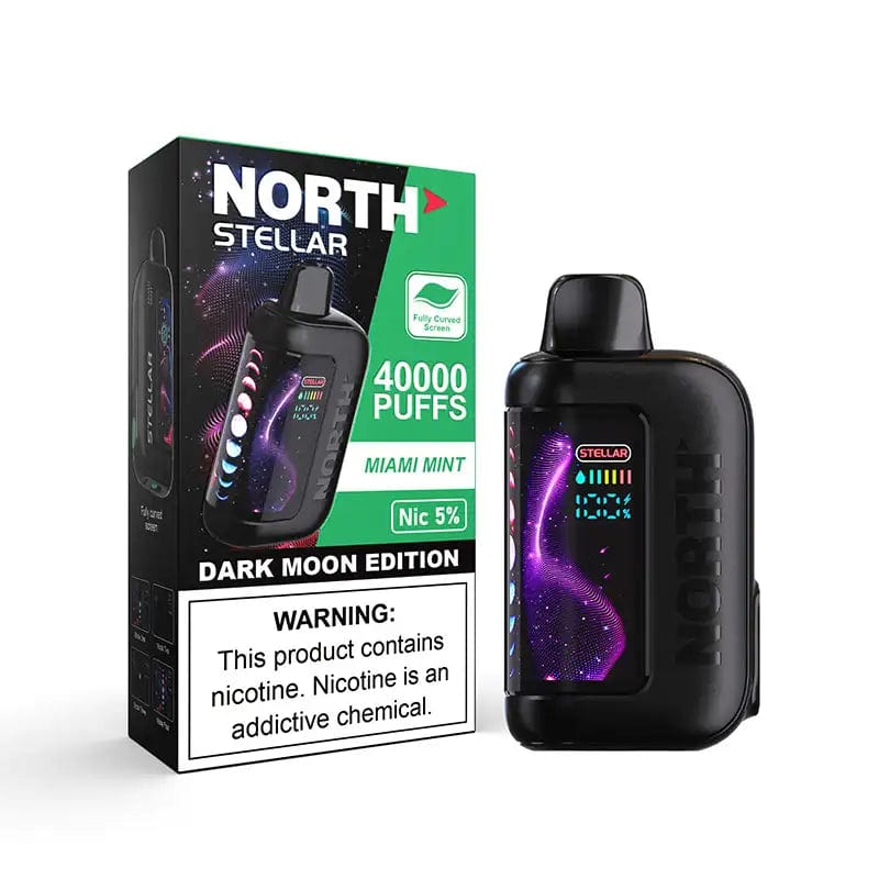 North Disposable Vape Miami Mint North Stellar Dark Moon Edition 40K Disposable Vape (5%, 40000 Puffs)