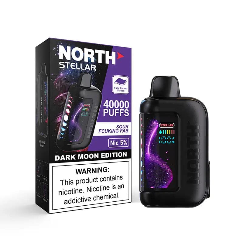 North Disposable Vape Sour Fcuking Fab North Stellar Dark Moon Edition 40K Disposable Vape (5%, 40000 Puffs)