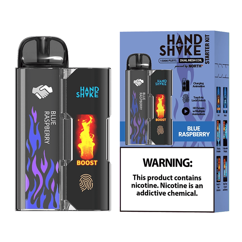 Geek Bar Disposable Vape North HandShake 15000 Disposable Kit  (5%,15000 Puffs)