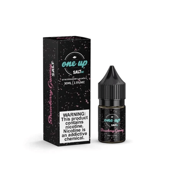 One Up 50mg 🎁 One Up Strawberry Gummy TF 30ml Nic Salt Vape Juice (100% off)