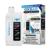 OXBAR Disposable Vape Blue Razz Lolly OXBAR x Pod Juice Nic Switch Disposable Vape (5%, 35000 Puffs)