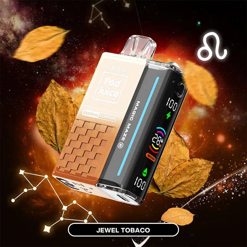 OXBAR Disposable Vape Jewel Tobacco OXBAR X Pod Juice Magic Maze 2.0 30K Disposable Vape (5%, 30000 Puffs)