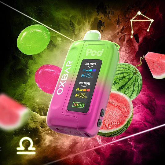 OXBAR Disposable Vape Jolly Watermelon OXBAR x Pod Juice ICE-NIC Control 35K Disposable Vape (5%, 35000 Puffs)