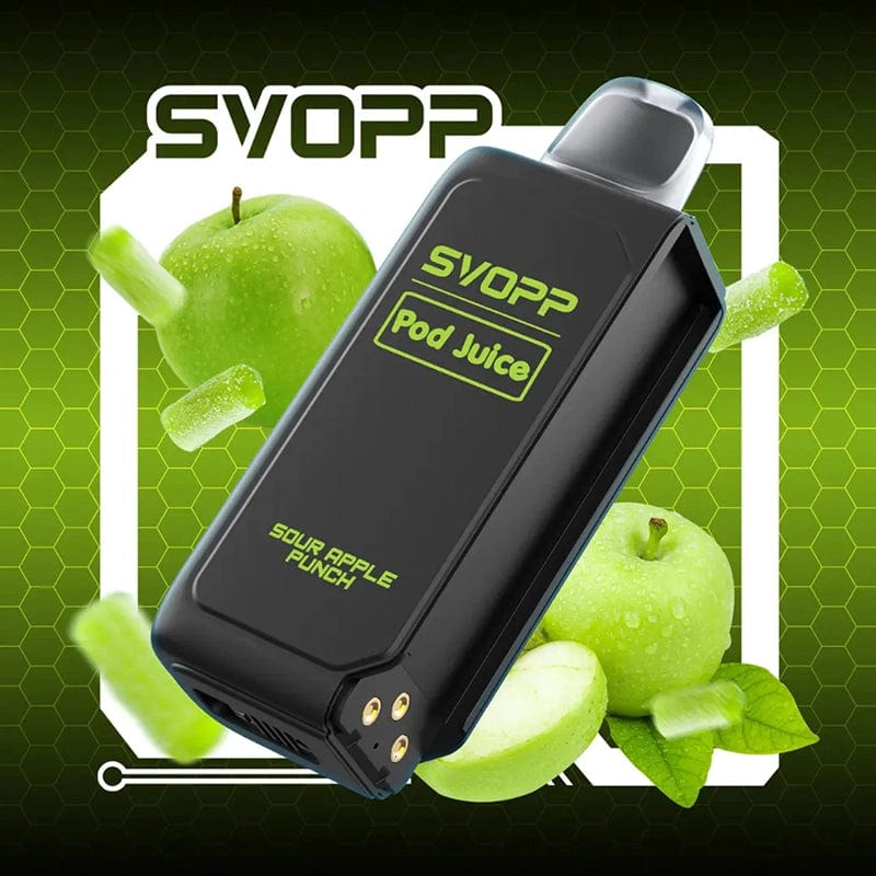 OXBAR Disposable Vape Sour Apple Punch OXBAR X Pod Juice SVOPP 30K Disposable Pod