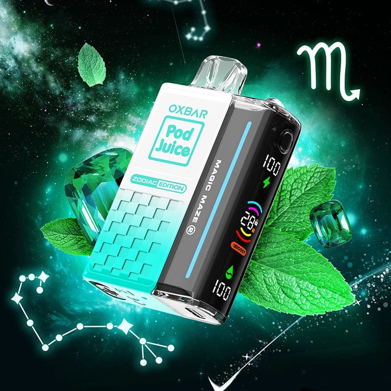 OXBAR Disposable Vape Clear Emerald OXBAR X Pod Juice Magic Maze 2.0 30K Disposable Vape (5%, 30000 Puffs)