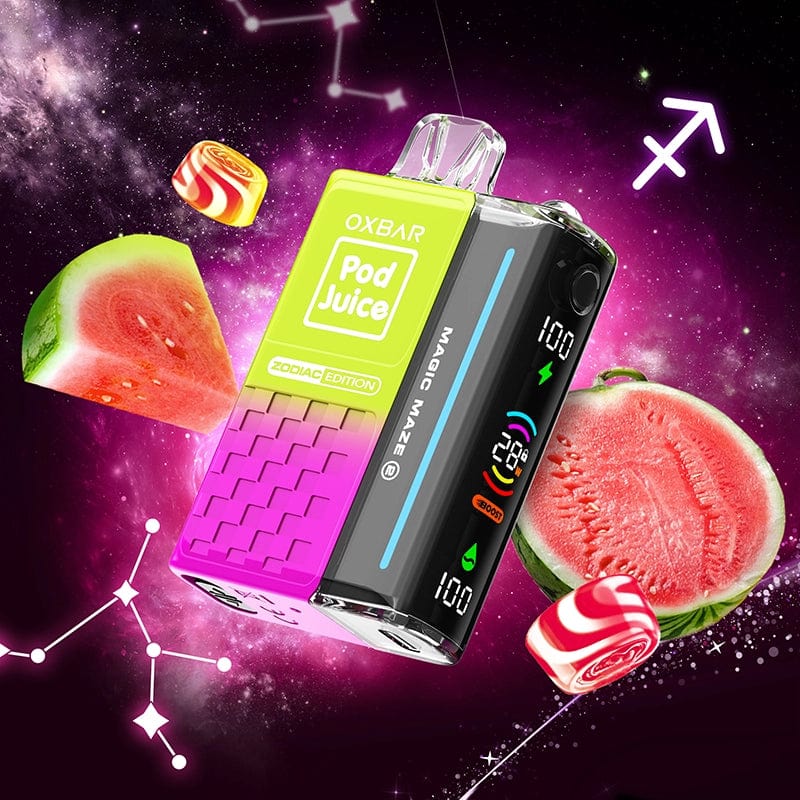 OXBAR Disposable Vape Watermelon Skitz OXBAR X Pod Juice Magic Maze 2.0 30K Disposable Vape (5%, 30000 Puffs)