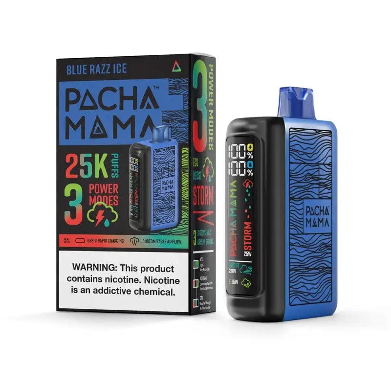 Pachamama Disposable Vape Blue Razz Ice Pachamama 25K Disposable Vape (5%, 25000 Puffs)