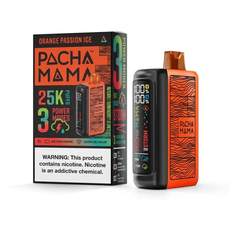 Pachamama Disposable Vape Orange Passion Ice Pachamama 25K Disposable Vape (5%, 25000 Puffs)