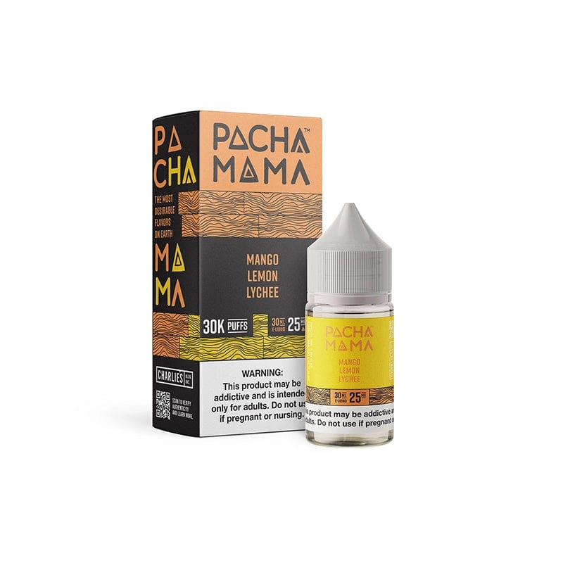 Pachamama Juice Pachamama Plus+ Mango Lemon Lychee TFN Salt Vape Juice 30ml