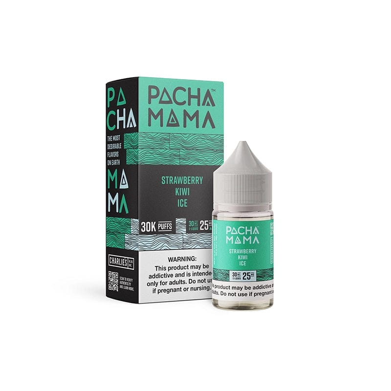 Pachamama Juice Pachamama Plus+ Strawberry Kiwi Ice TFN Salt Vape Juice 30ml