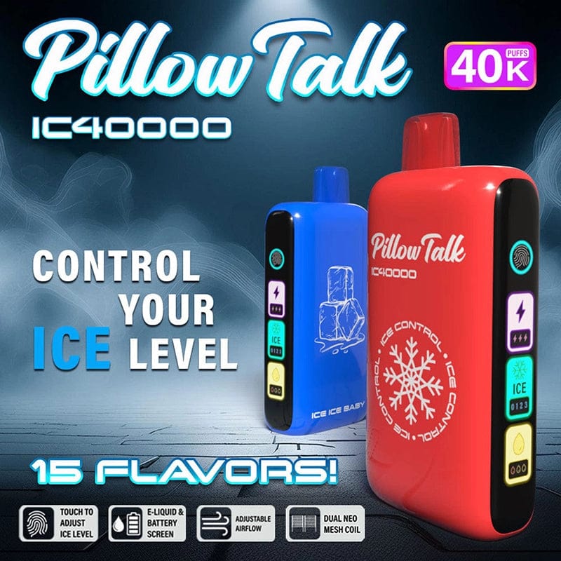 Pillow Talk Disposable Vape Pillow Talk Ice Control IC40000 Disposable Vape (5%, 40000 Puffs)