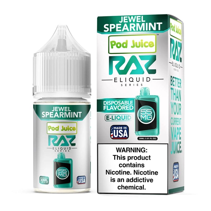 Pod Juice Juice Pod Juice x RAZ Jewel Spearmint TFN Salt Vape Juice 30ml