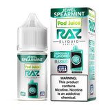 Pod Juice Juice Pod Juice x RAZ Jewel Spearmint TFN Salt Vape Juice 30ml