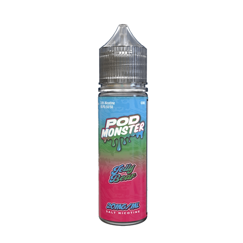 Monster Vape Labs Juice 20MG Pod Monster Salts Jelly Bear Synthetic Vape Juice 60ml