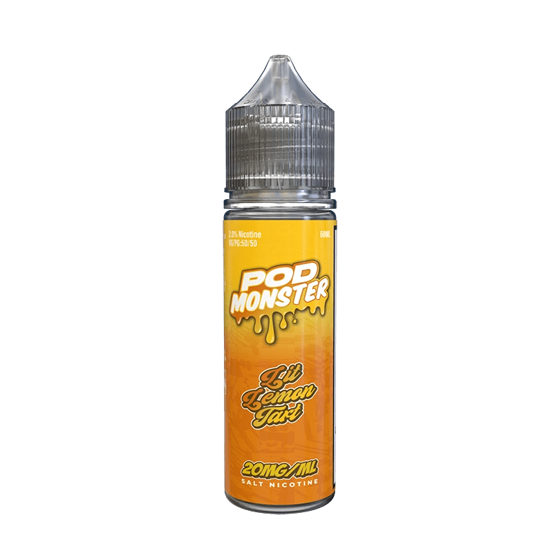 Monster Vape Labs Juice 20MG Pod Monster Salts Lit Lemon Tart Synthetic Vape Juice 60ml