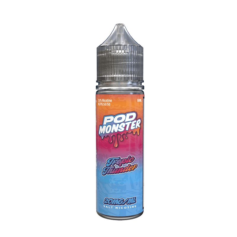 Monster Vape Labs Juice 20MG Pod Monster Salts Tropical Thunder  Synthetic Vape Juice 60ml