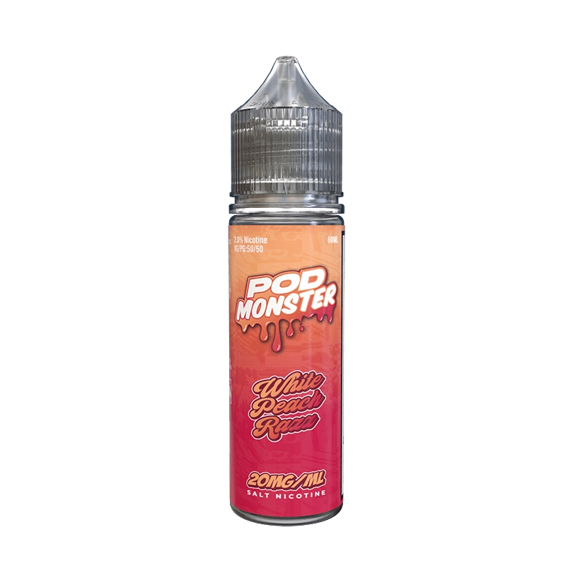 Monster Vape Labs Juice 20MG Pod Monster Salts White Peach Razz Synthetic Vape Juice 60ml