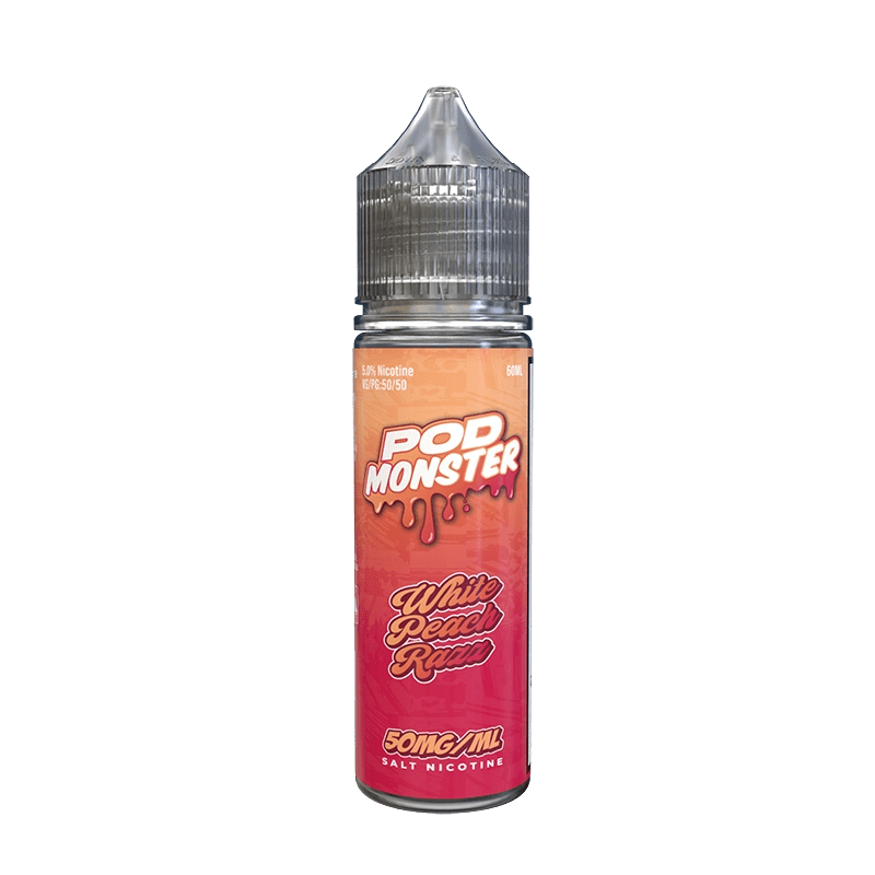 Monster Vape Labs Juice 50MG Pod Monster Salts White Peach Razz Synthetic Vape Juice 60ml