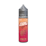 Monster Vape Labs Juice 50MG Pod Monster Salts White Peach Razz Synthetic Vape Juice 60ml