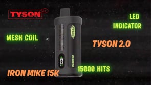 Tyson 2.0 Iron Mike 15K Disposable Vape (5%, 15000 Puffs)