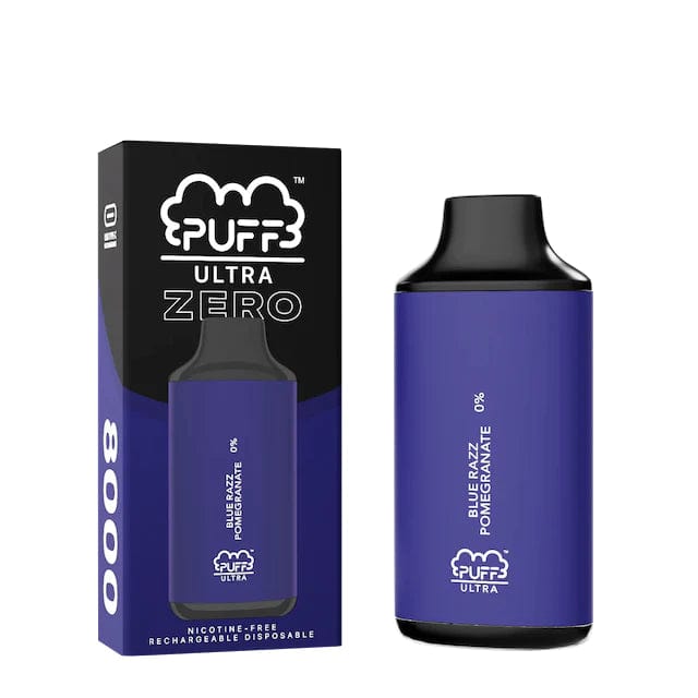 Puff Bar Disposable Vape Blue Razz Pomegranate Puff Bar Ultra Zero 8000 Disposable Vape (0%, 8000 Puffs)