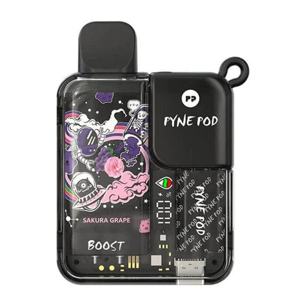 Pyne Pod Disposable Vape Sakura Grape Pyne Pod Boost Disposable Vape (5%, 8500 Puffs)