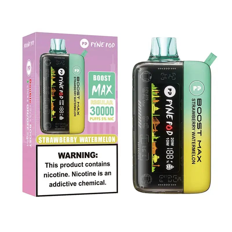 Pyne Pod Disposable Vape Strawberry Watermelon Pyne Pod Boost Max 30000 Disposable Vape (5%, 30000 Puffs)