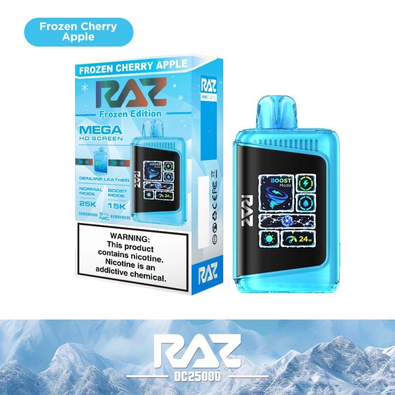 RAZ Disposable Vape Frozen Cherry Apple RAZ DC25000 Disposable Vape (5%, 25000 Puffs)