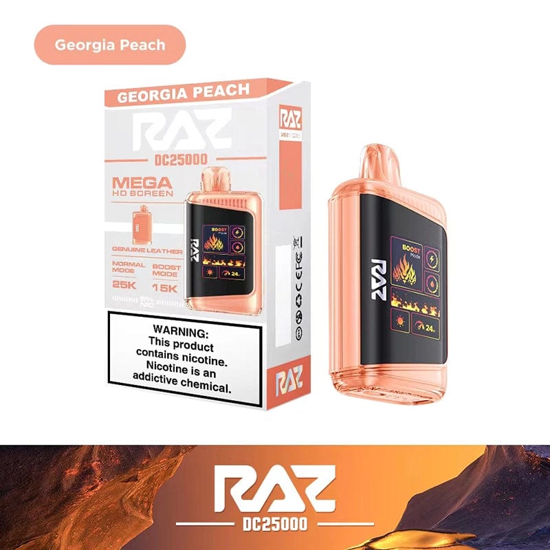 RAZ DC25000 Disposable Vape Georgia Peach Flavor