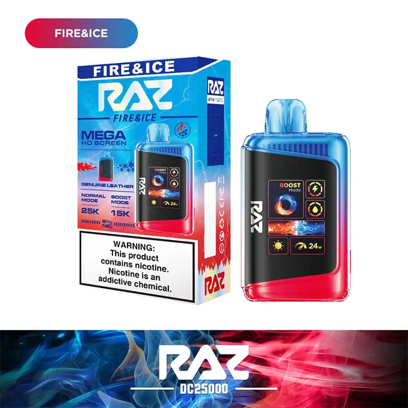 RAZ Disposable Vape Fire & Ice RAZ DC25000 Disposable Vape (5%, 25000 Puffs)